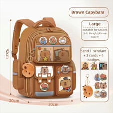 Cute Capybara School Backpack product image