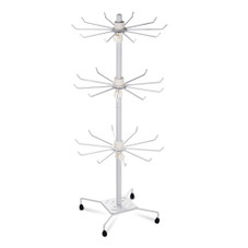 3-Tier 30-Hook Metal Jewelry Rack product image