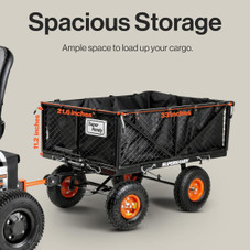 SuperHandy Garden Cart with Tow and Dump Features product image