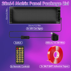 Programmable LED Car Sign (2-Pack) product image