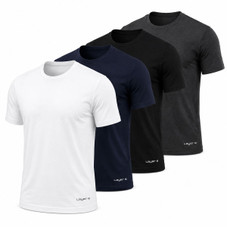 Layer 8 Men's Classic Fit Crew Neck T-Shirt (4-Pack) product image