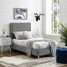 Monroe  Velvet  Bedframe product image