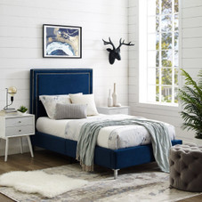 Monroe  Velvet  Bedframe product image