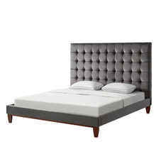 Bond Velvet Button Tufted Bedframe product image