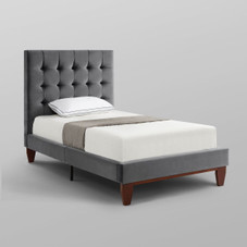 Bond Velvet Button Tufted Bedframe product image