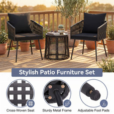 Rattan Conversation Furniture (3 Piece Set)  product image