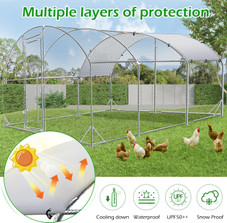 Round-Top Chicken Coop Run product image