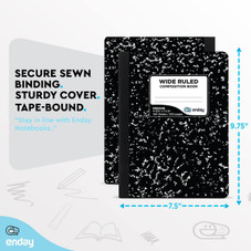 Enday Marble Composition Notebook (2-, 4-, or 12-Pack) product image