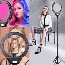 VALUSIN 10" Ring Light with 59" Tripod Stand and Phone Holder product image