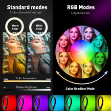VALUSIN 10" Ring Light with 59" Tripod Stand and Phone Holder product image