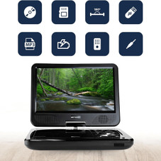 Emerson 10" DVD Player with ATSC Digital TV  and LCD Swivel Screen product image