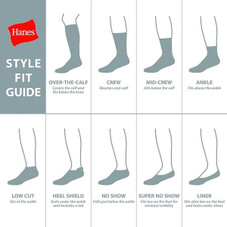 Hanes Xtemp No Show Socks  (12-Pack) product image