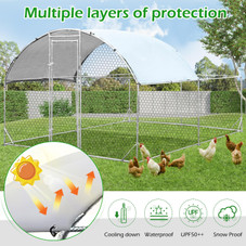 130 Sq.Ft. Large Dome Walk-in Chicken Cage product image