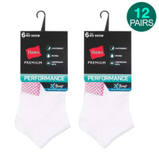 Hanes Xtemp No Show Socks (12-Pack) product image