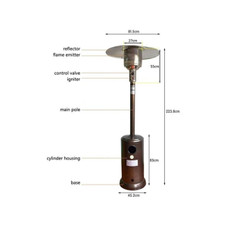 Deconi Premium Patio Heater product image