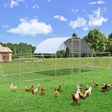 Chicken Coop Run Dome Walk-in Metal Chicken Cage product image