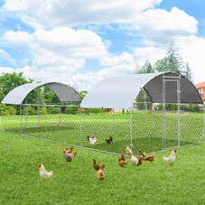 196 Sq.Ft Large Dome Walk-in Metal Chicken Cage product image