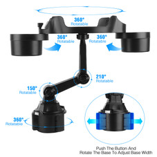 3-in-1 Car Cup Holder Expander product image