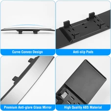 Clip-On Convex Rear View Car Mirror product image