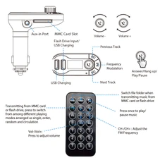 Wireless Car FM Transmitter product image
