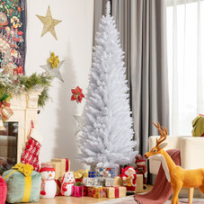 7ft Unlit Artificial Pencil Christmas Tree with Metal Stand product image