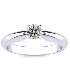 1/3 Carat Diamond Solitaire Engagement Ring in 1.4K product image