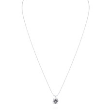 1 Carat Real Diamond Solitaire Necklace In 14K Gold product image