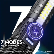 AXL Senter LED Tactical Flashlight with 7 Modes (2-Pack) product image