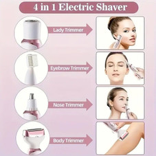 Women's 4‑in‑1 Rechargeable Electric Shaver Kit product image