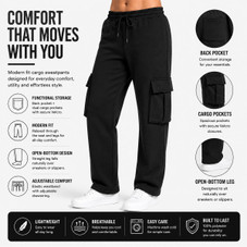 Women's Loose Fit Fleece Lined Jogger Sweatpants product image