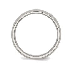 6mm Men's Chisel Stainless Steel Comfort Fit Wedding Band Ring product image