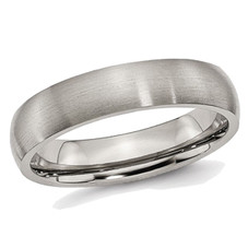 5mm Men's Titanium Comfort Fit Wedding Band Ring product image
