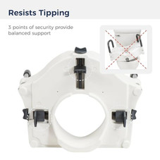 Drive Medical Preservetech Secure Lock Raised Toilet Seat product image