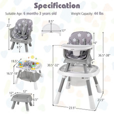 Babyjoy Convertible Baby High Chair product image