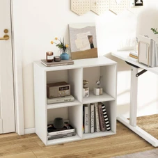 4-Cube Open Bookshelf with Anti-Tip Kits and Non-Slip Footpads product image