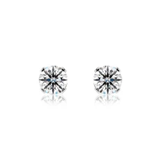 1 1/2 Carat Lab Created Diamond Stud Earrings in White Gold product image