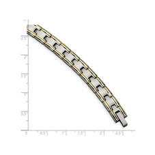 8.5" Men's Bracelet in Stainless Steel product image