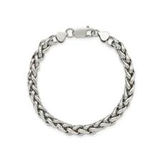 8.50" Men's Bracelet in Polished Stainless Steel product image