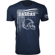 Men's Vintage USA Flag Football T-Shirt product image