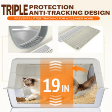 Stainless Steel Cat Litter Box product image