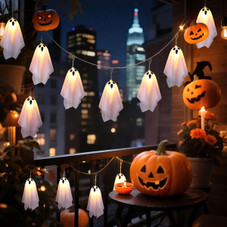 Battery Operated Halloween Ghost String Lights product image