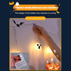 Battery Operated Halloween Ghost String Lights product image