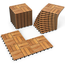 Acacia Wood Interlocking Deck Tiles (12-54 Pieces)  product image