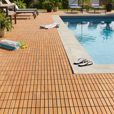 Acacia Wood Interlocking Deck Tiles (12-54 Pieces)  product image