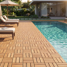 Acacia Wood Interlocking Deck Tiles (12-54 Pieces)  product image
