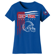 Women's Vintage USA Flag Football T-Shirt product image
