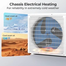 12000 BTU Mini Split Air Conditioner & Heater  product image