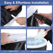 Ice Bath Tub with Lid (66 Gal Capacity) product image
