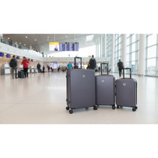 Roberto Cavalli 3-Piece Solid Classic Hardshell Luggage Set product image