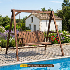 Carbonized Fir Wood Swing Frame product image